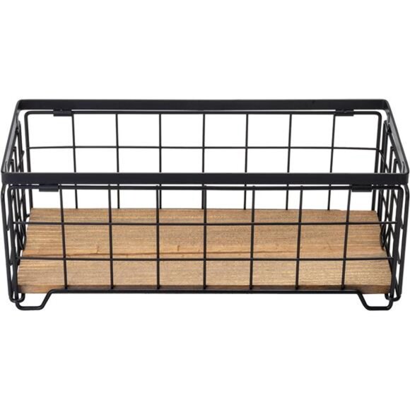 Metal Wire Storage Basket – Toilet Paper Holder - Picture 4 of 7